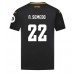 Maillot de foot Wolves Nelson Semedo #22 Extérieur vêtements 2024-25 Manches Courtes